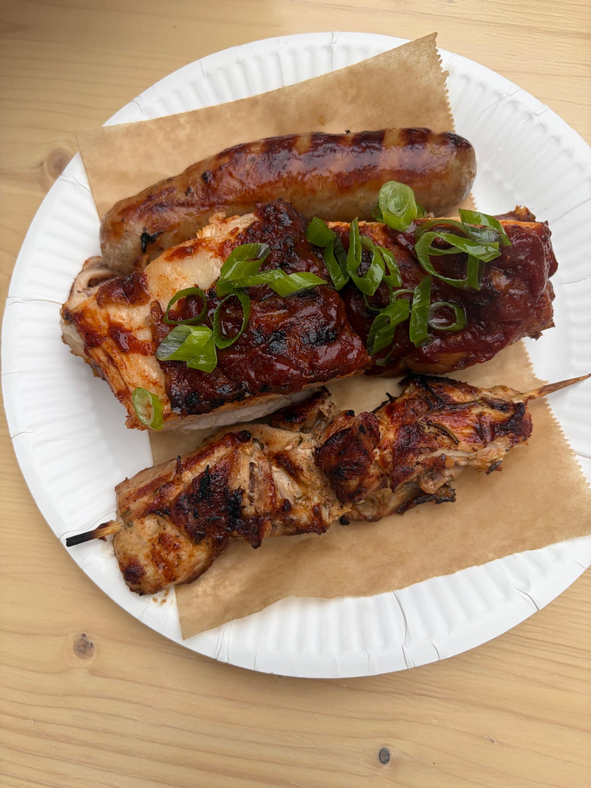 Barbecue in de tuin van Osti