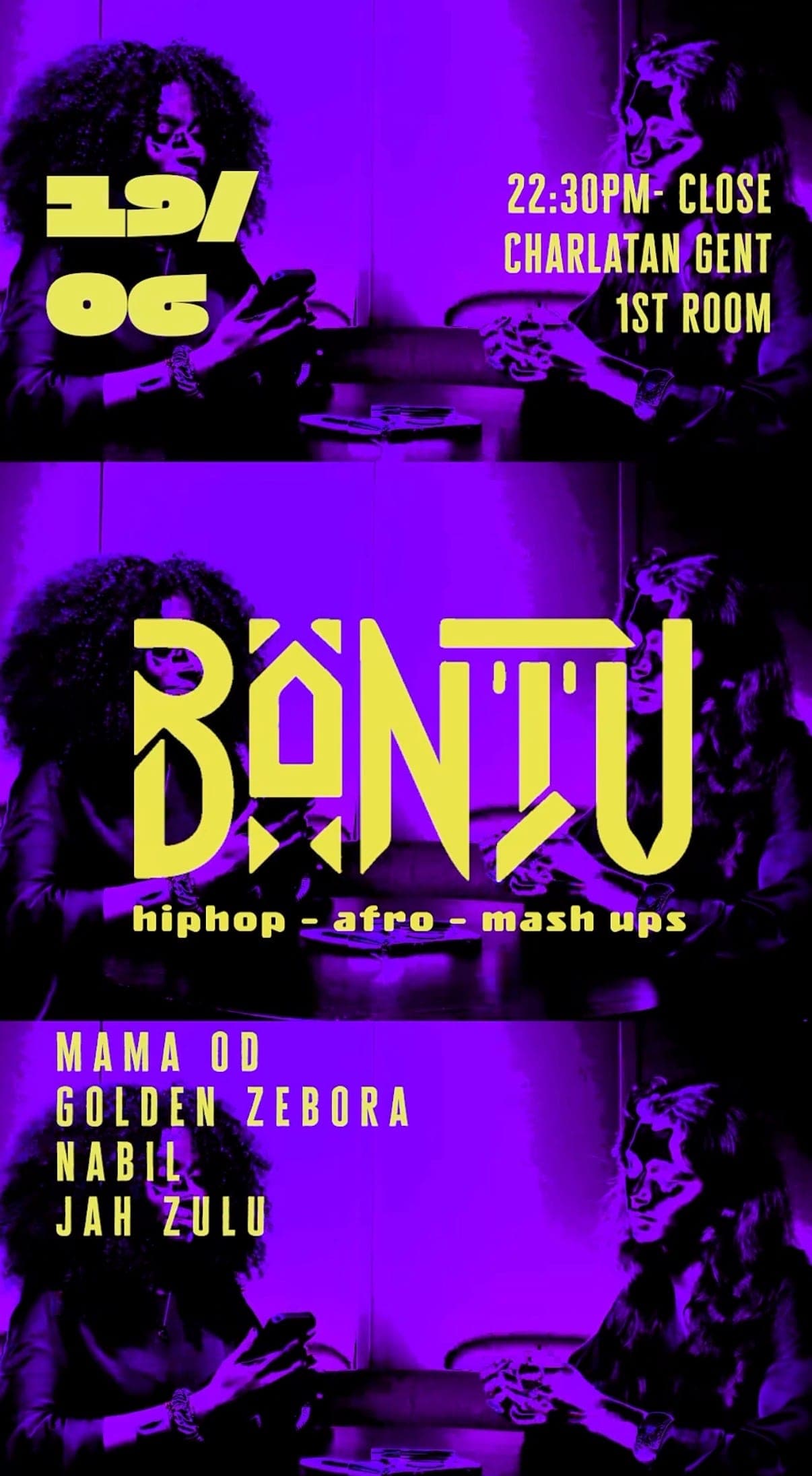 Affiche van Bantu 19/06